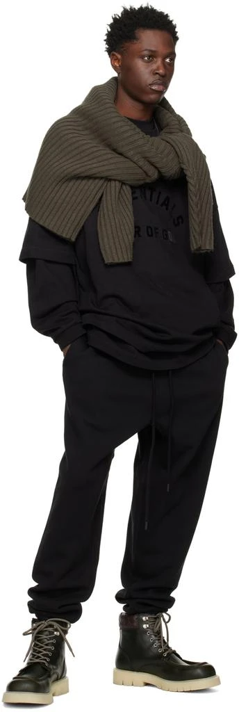 Essentials Black Crewneck T-Shirt 4