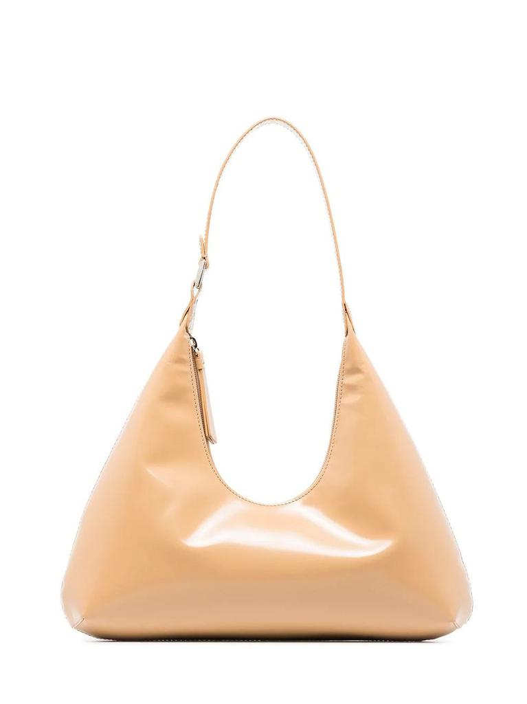 NA Cream glossy leather Amber bag