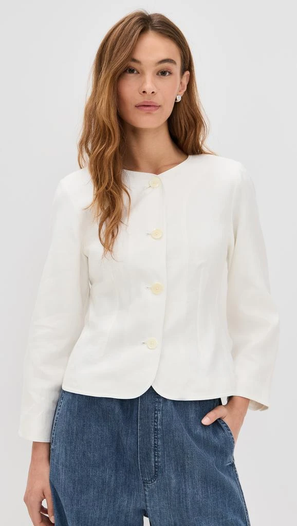 Alex Mill Lena Blazer In Linen 6