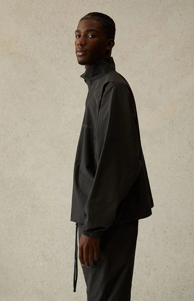 Essentials Black Half-Zip Jacket 4