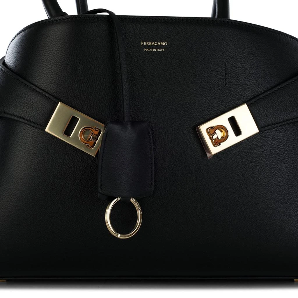 Salvatore Ferragamo Ferragamo Hug Logo Printed Tote Bag 4