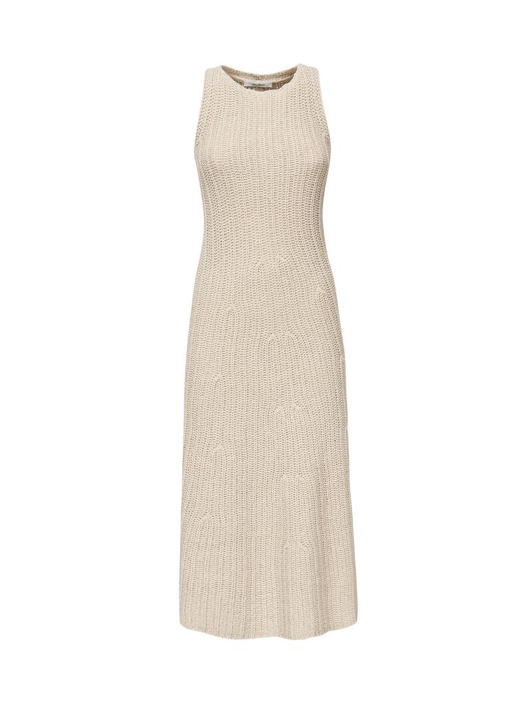 Max Mara Max Mara Crewneck Sleeveless Dress Beige S