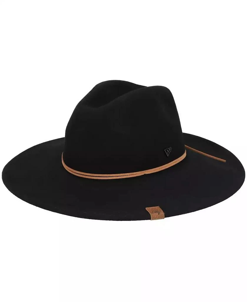 New Era Women's Black Tampa Bay Buccaneers Willow Wide Brim Fedora 1