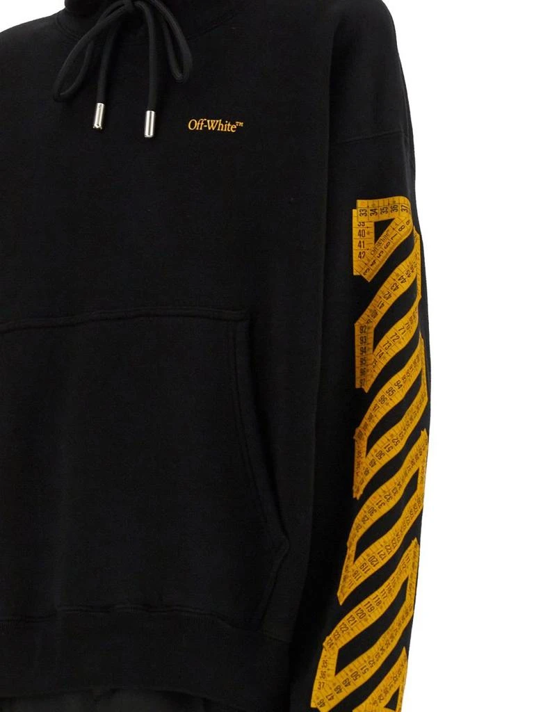 Off-White Off-White Tape Arrow Drawstring Hoodie 4
