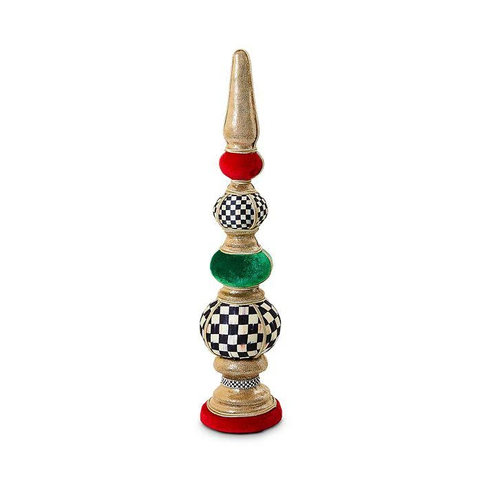 MacKenzie-Childs Cozy Christmas Small Tabletop Finial 1