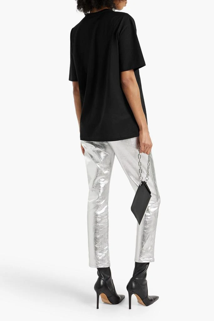 Alexander McQueen Printed cotton-jersey T-shirt 3