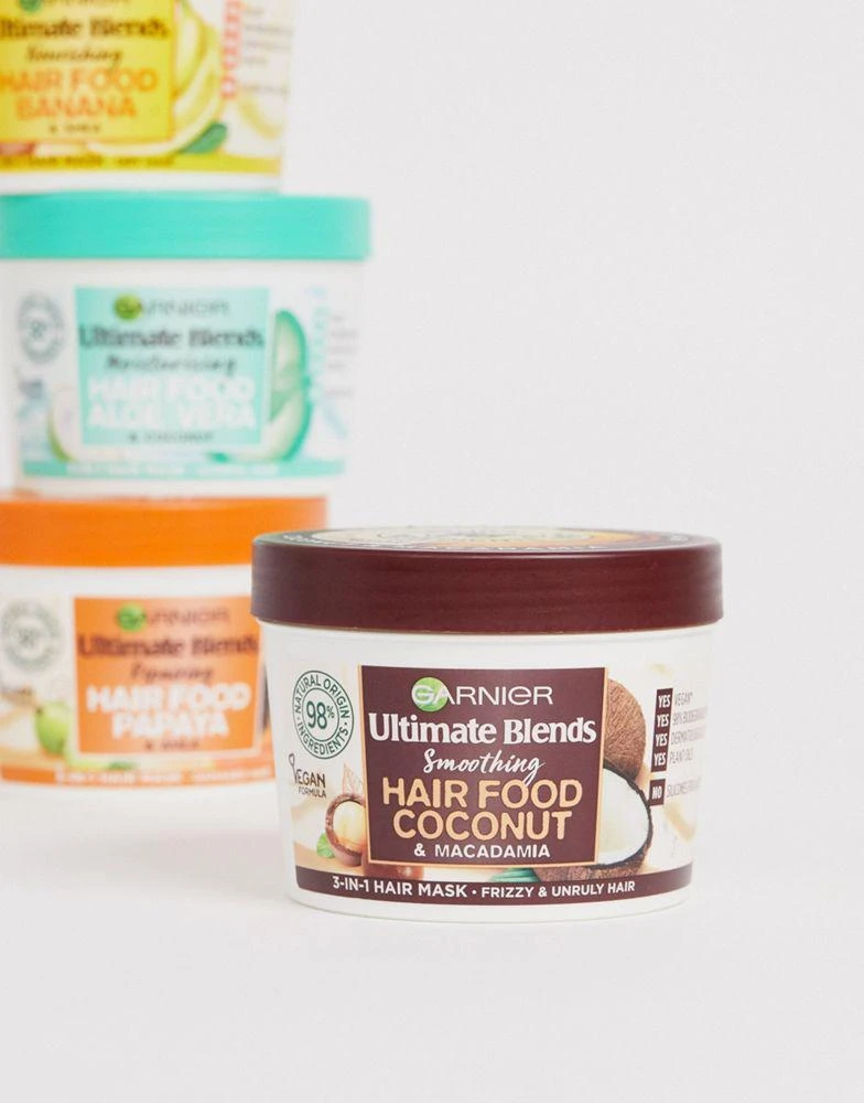 Garnier Garnier Ultimate Blends Hair Food Coconut Oil 3-in-1 Frizzy Hair Mask Treatment 400ml 4