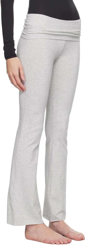 SKIMS Gray Cotton Jersey Foldover Lounge Pants 2