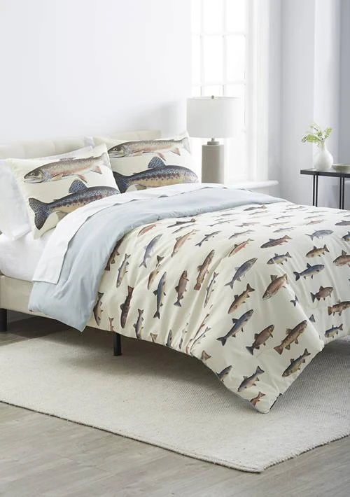 Mossy Oak Oak Trout Reversible 3 Piece Comforter Set 1