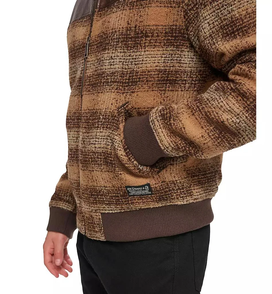 Levi's Men's Plaid Bomber Jacket 4