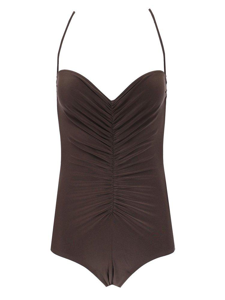 Norma Kamali Norma Kamali Gathered Detailed Bodysuit