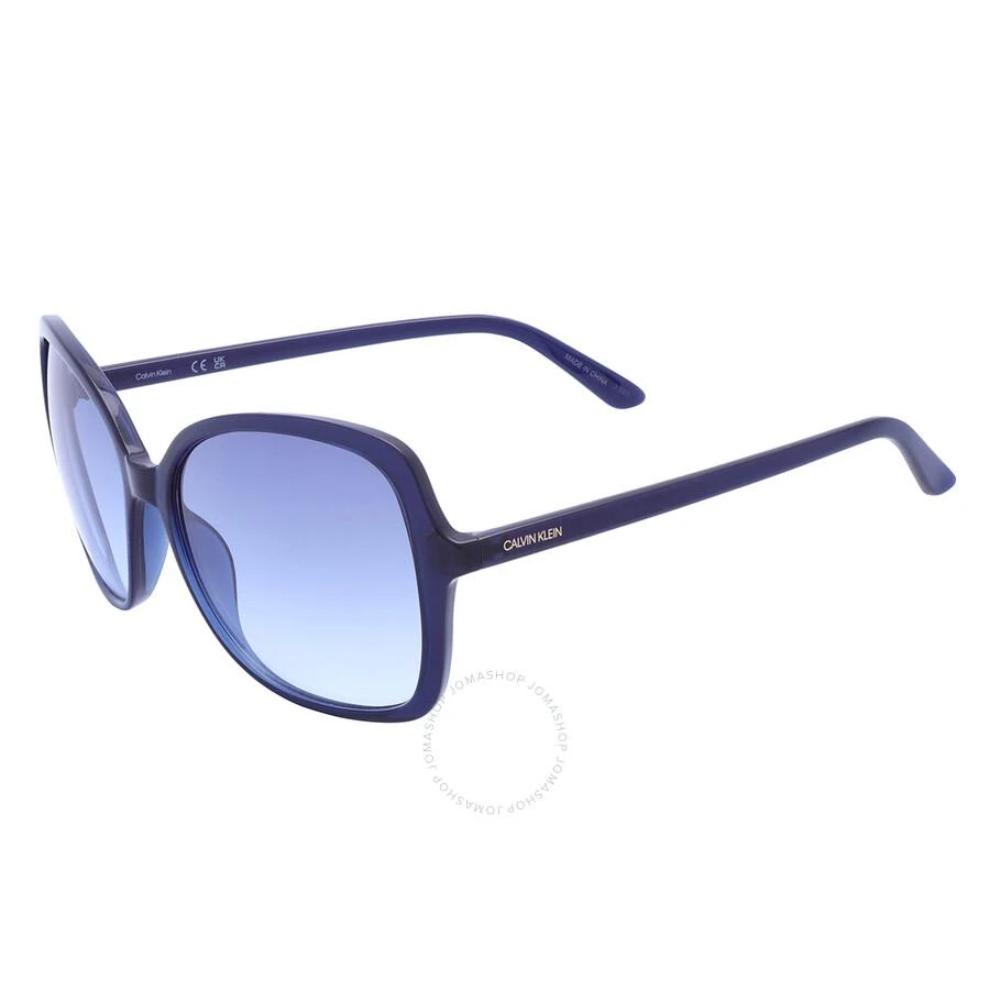 Calvin Klein Blue Gradient Butterfly Ladies Sunglasses CK19561S 410 57 3