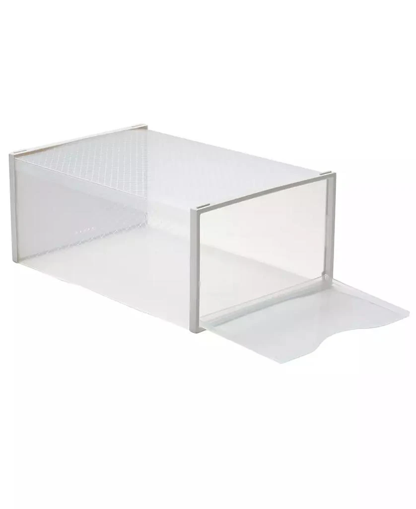 Simplify Set of 12 Stackable Shoe Boxes in White 4
