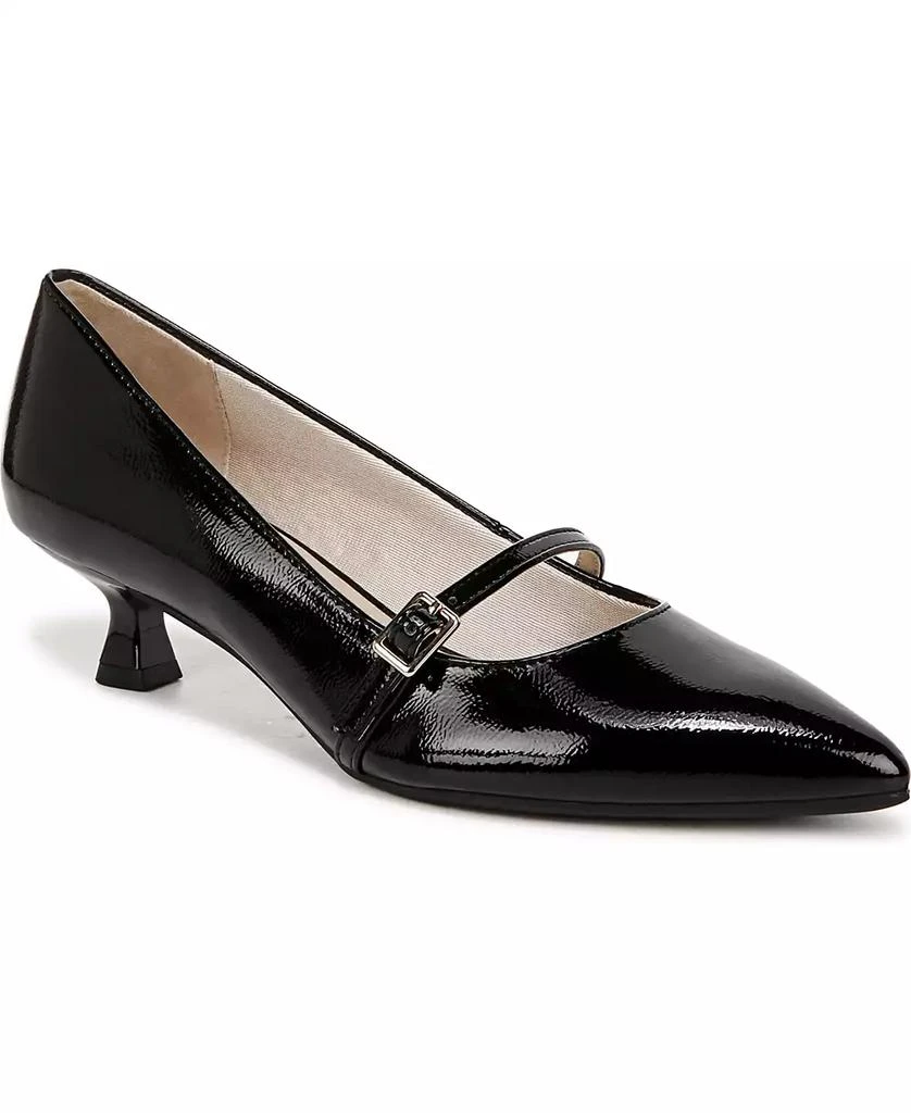 LifeStride Women's Madelyn Mary Jane Pointed Toe Kitten Heel Pumps 1
