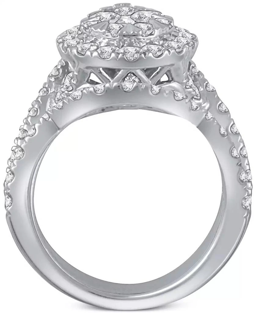 Shop Diamond Pear Cluster Bridal Set (2 in 14k