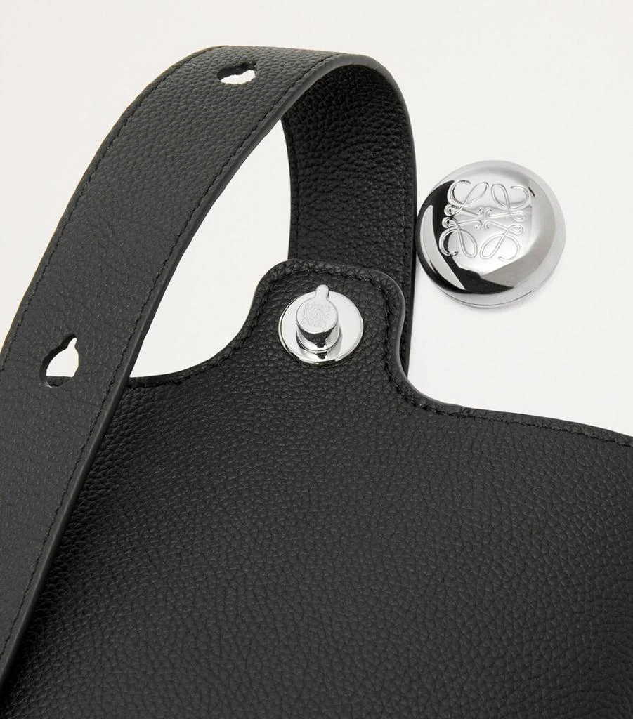Loewe Mini Leather Pebble Bucket Bag 5