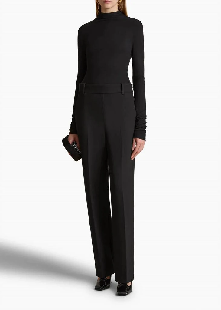 Khaite Cambie Pant In Black from Premium Outlets