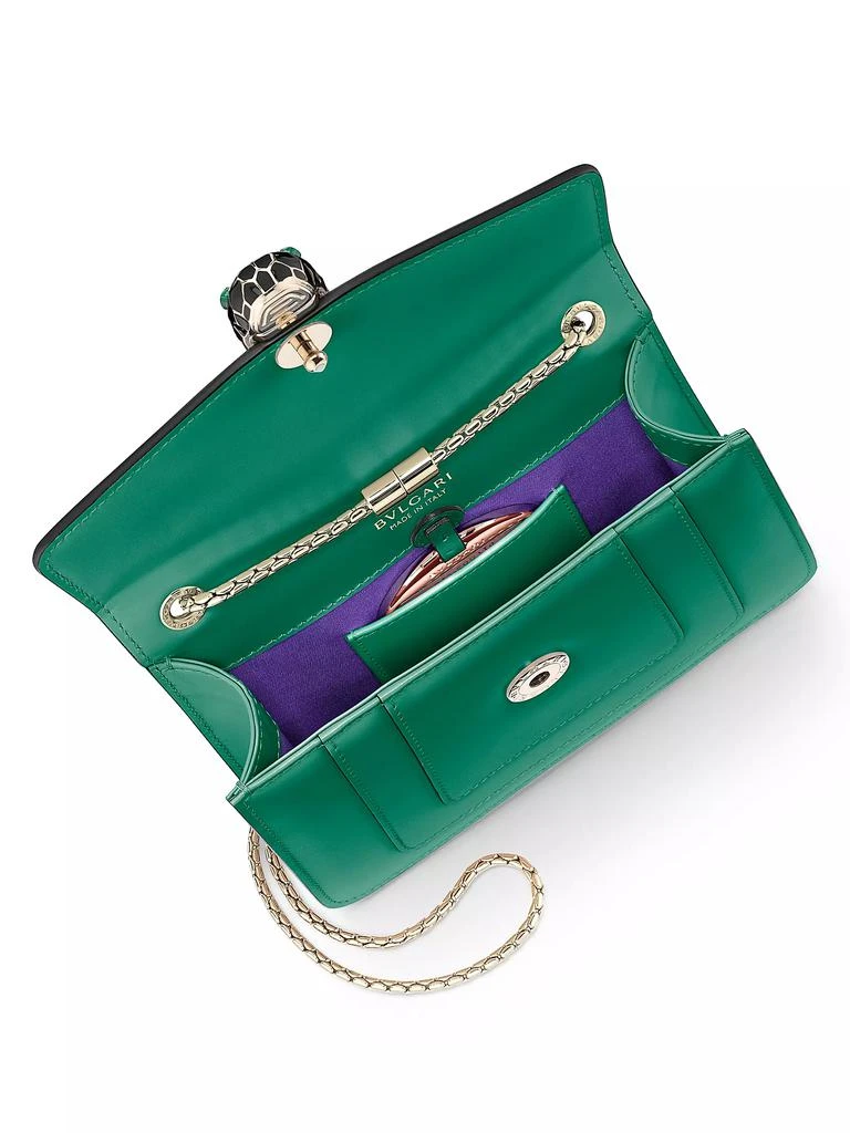 BVLGARI Small Serpenti Leather Crossbody Bag 2