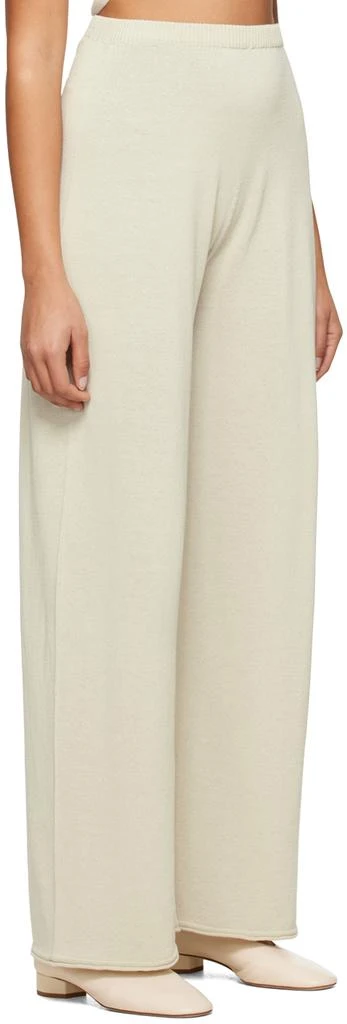 Low Classic Beige Semi-Sheer Lounge Pants 2
