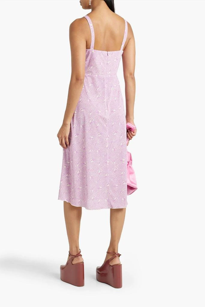 Anna Sui Printed satin-jersey dress 3