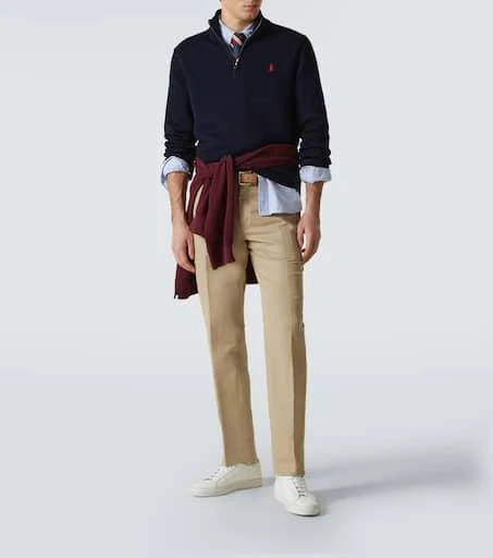 Ralph Lauren Logo cotton half-zip sweater 2