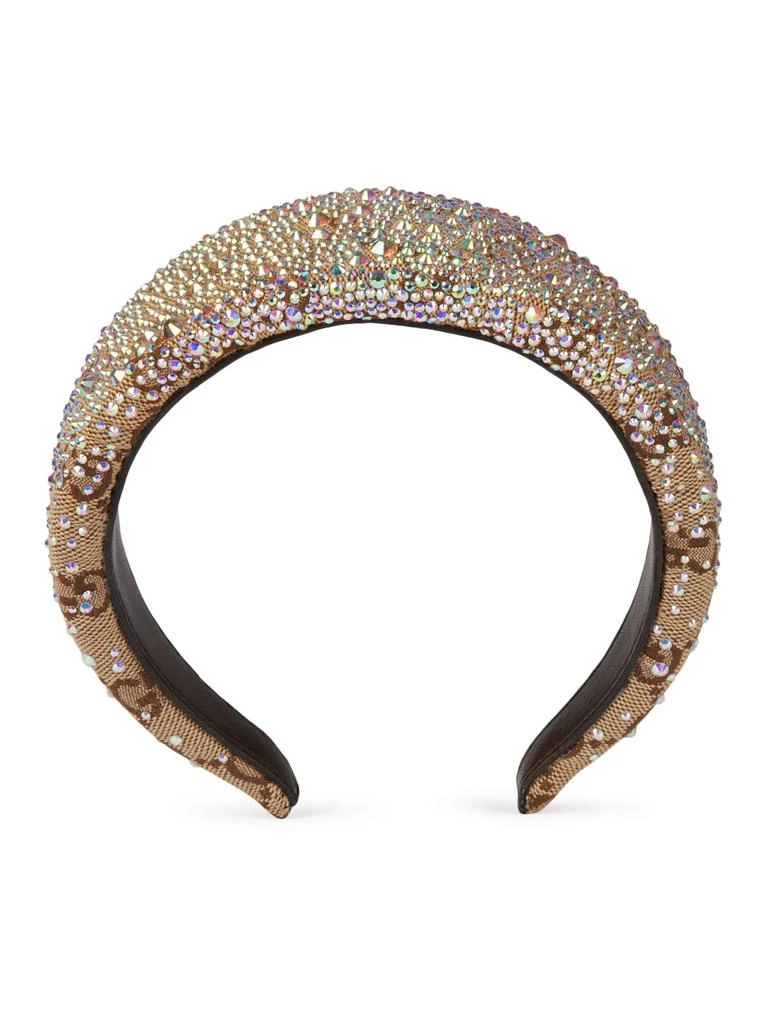 Gucci GG FABRIC HEADBAND WITH CRYSTALS 1