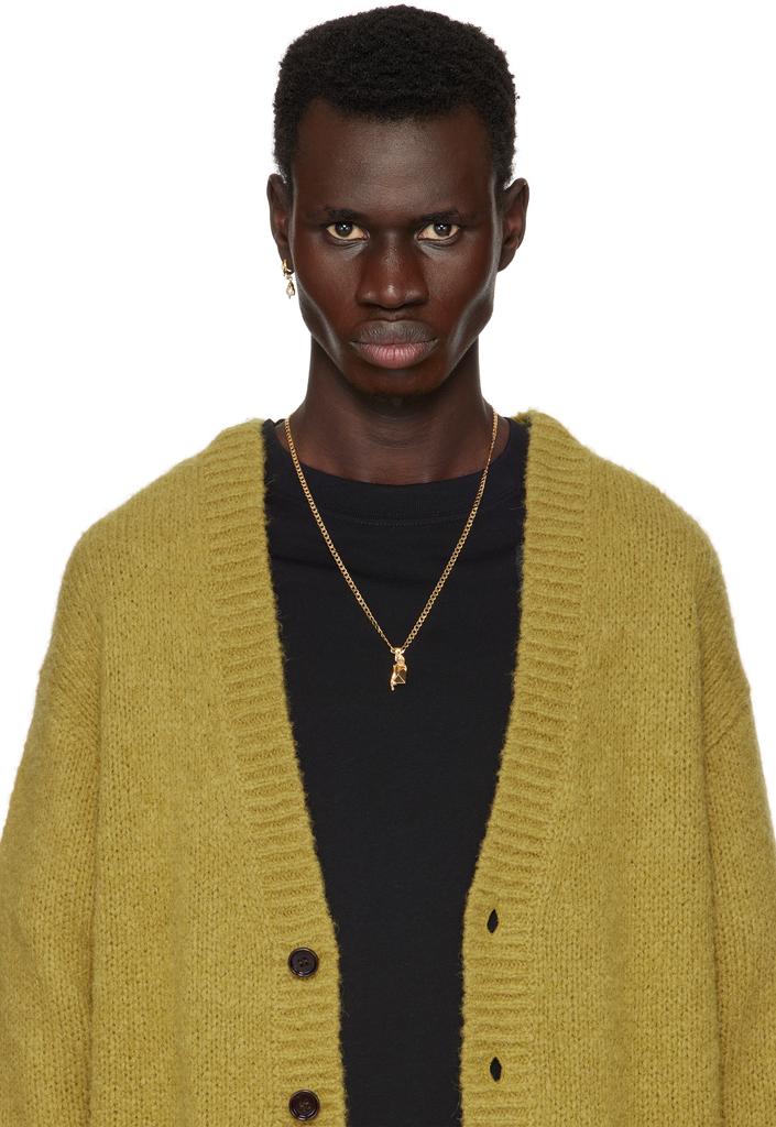 Alan Crocetti Gold Hard Melt Curb Necklace