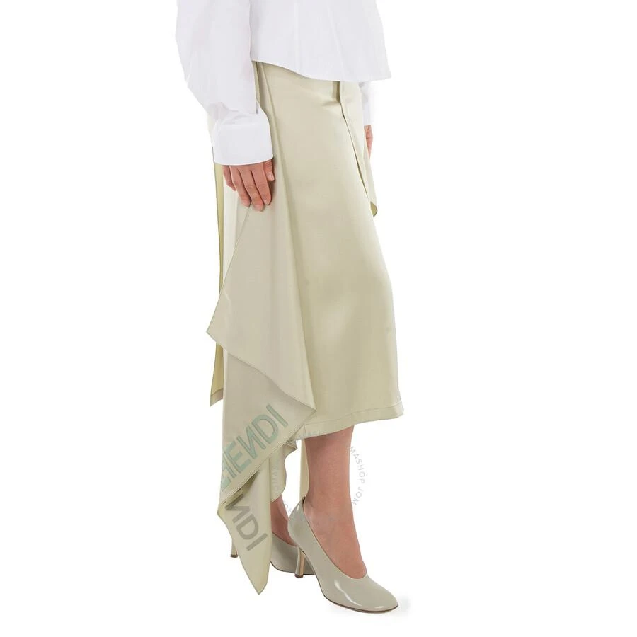 Fendi Gonna Glow Viscose Satin Skirt 3