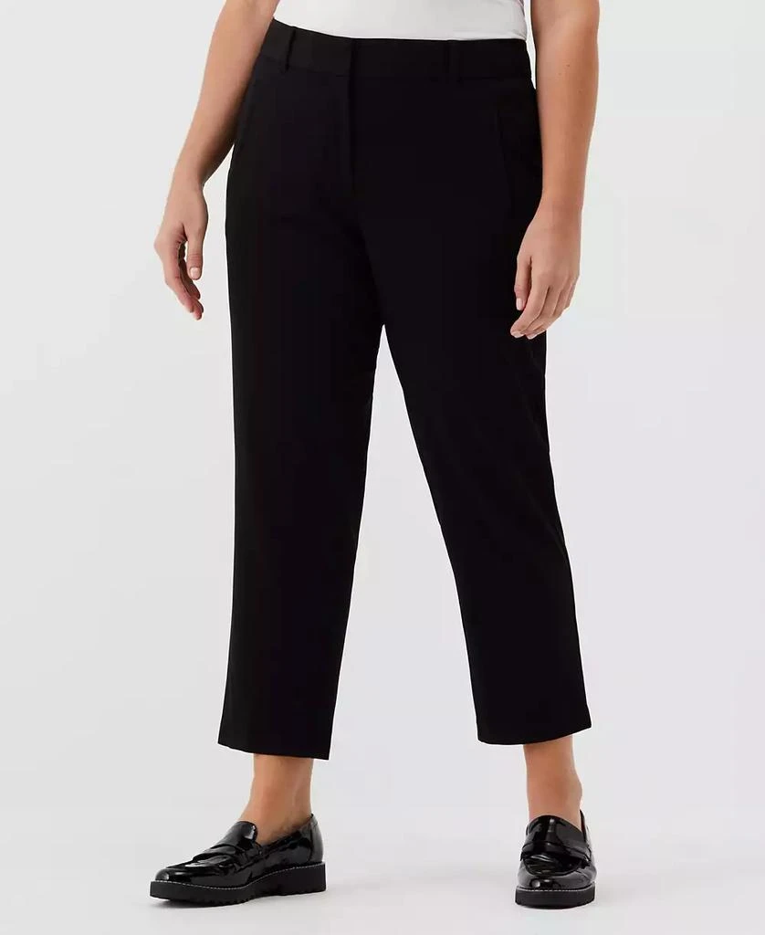 Rafaella Plus Size Straight Leg Ankle Pants 1