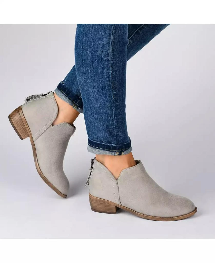 Journee Collection Women's Livvy Side Split Ankle Booties 6