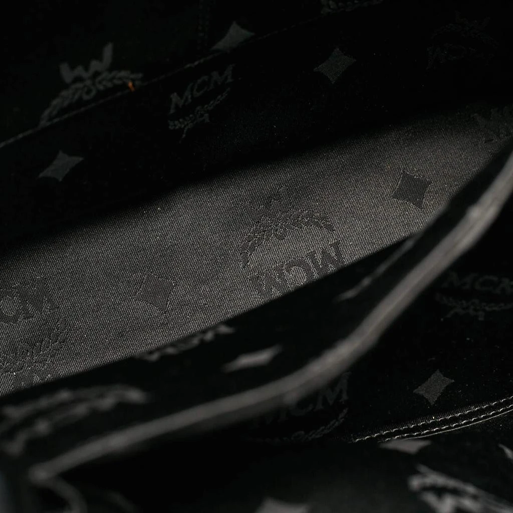 MCM MCM Black Visetos Nylon Stark Backpack 11