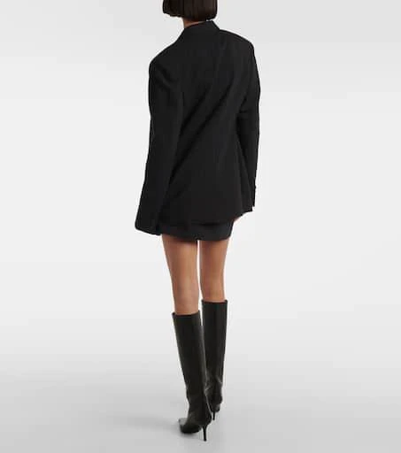 Acne Studios Pinstriped wool and cotton blazer 3