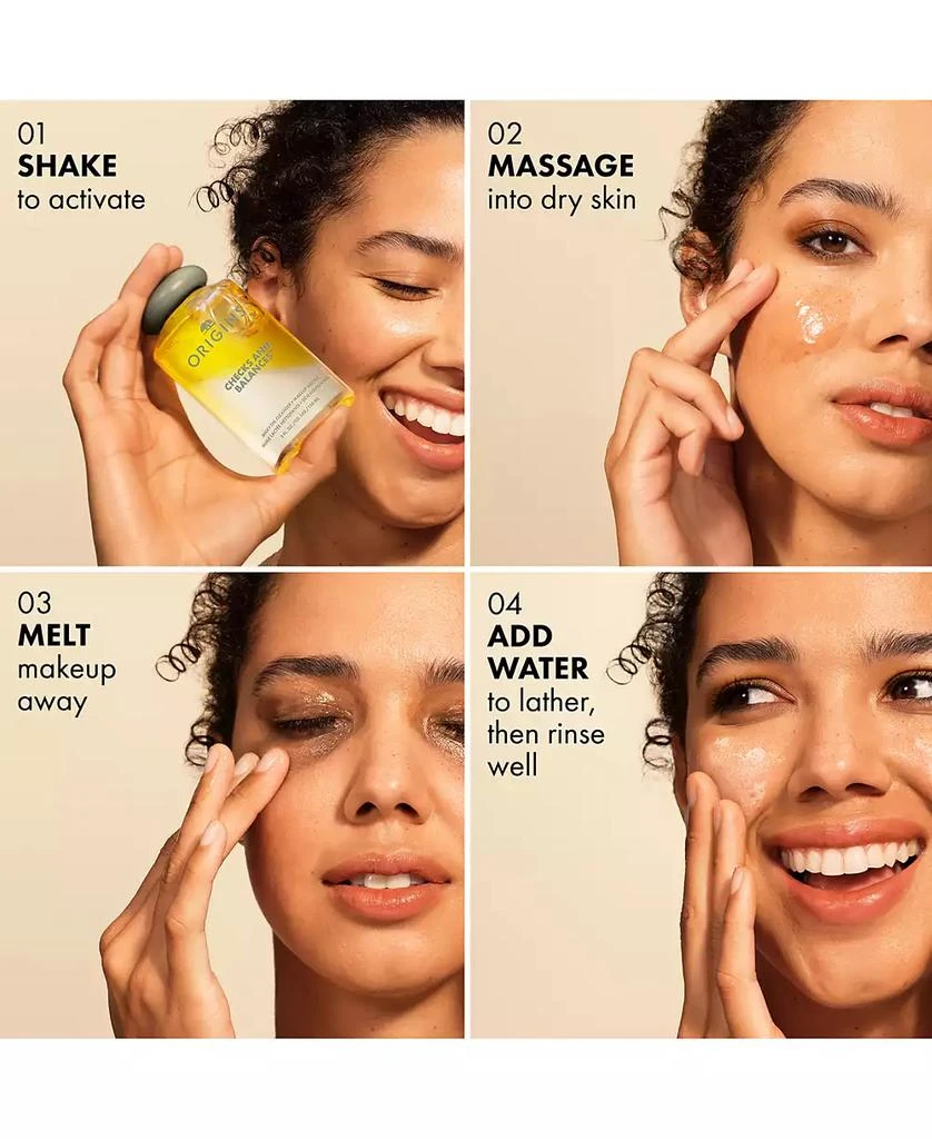 Origins Checks 
Balances Milky Oil Cleanser + Makeup Melter, 5 oz. 6