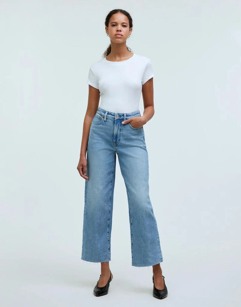 Madewell The Petite Curvy Perfect Vintage Wide-Leg Crop Jean 1
