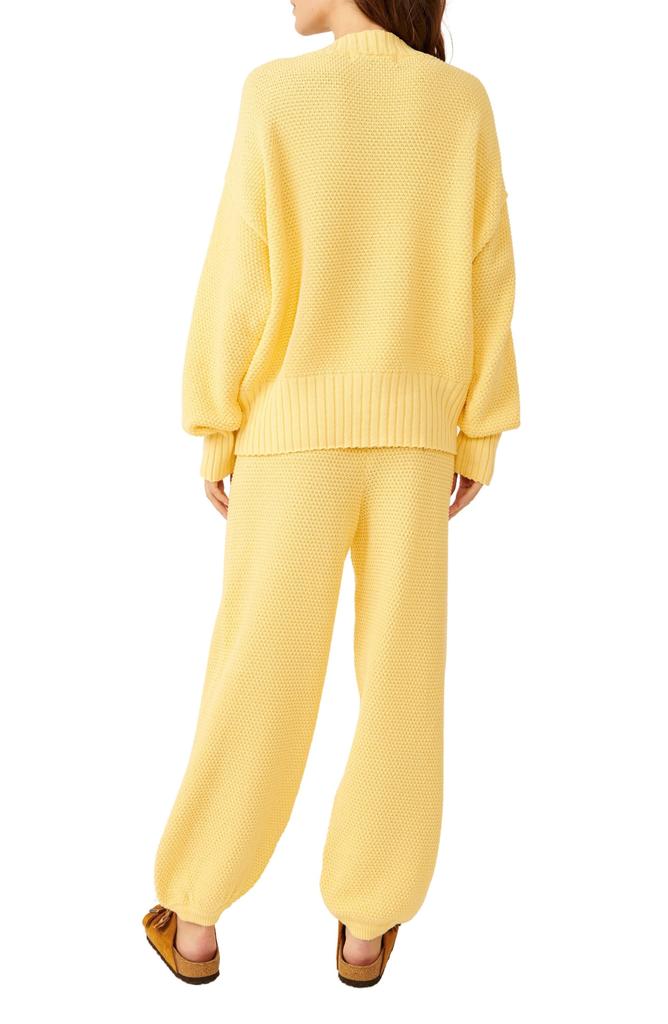 Free People Hailee Waffle Stitch Cardigan & Pants
