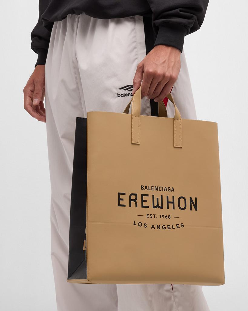 Balenciaga x Erewhon® Los Angeles Men's Tote Bag in Leather - Tote