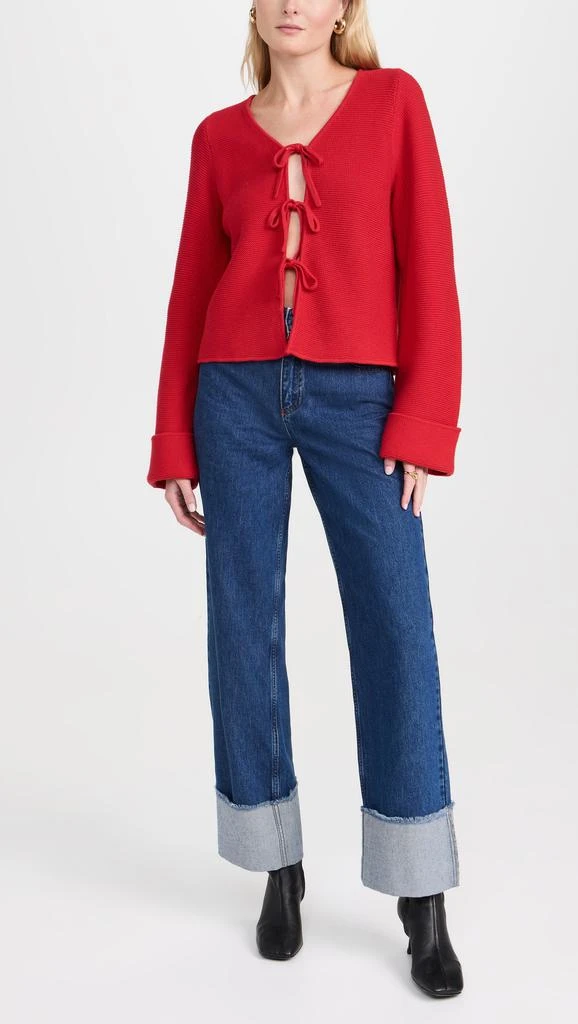 ALIGNE Soy Turn Up Straight Leg Jeans 4