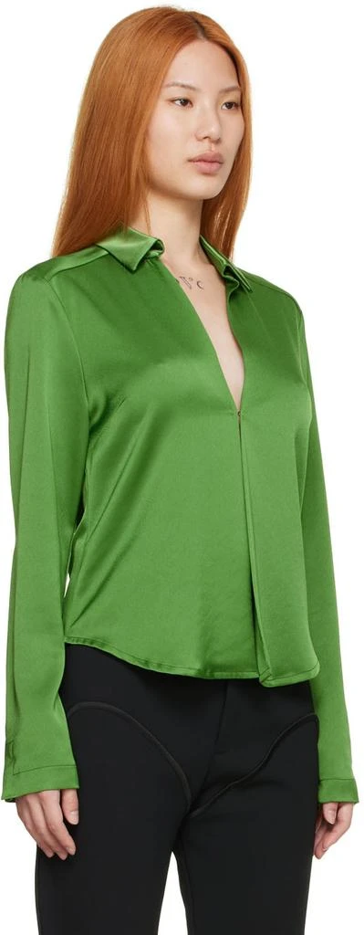 Paris Georgia Green Triacetate Shirt 2