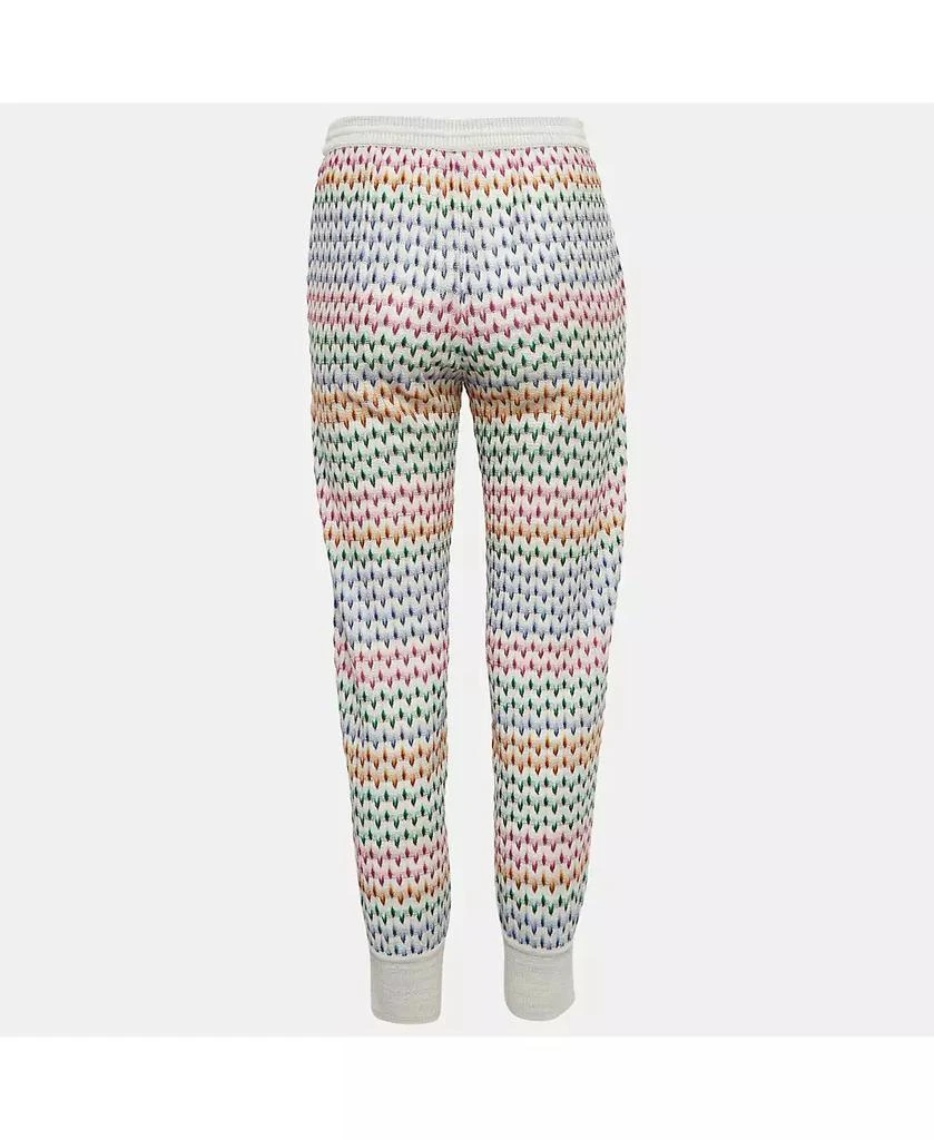Pre-Owned Missoni Women's Grey Patterned Knit Jogger Pants 2
