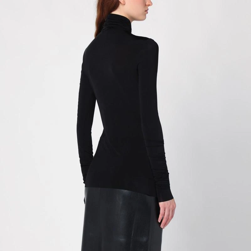 philosophy Black viscose turtleneck sweater 3