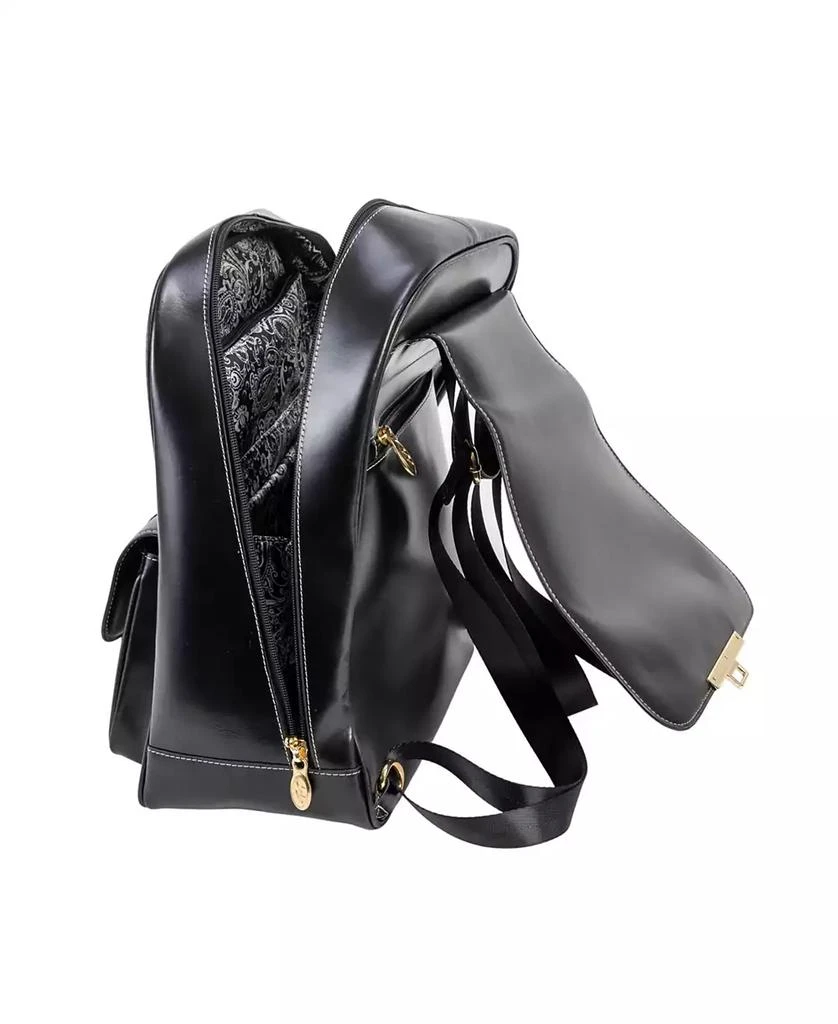 McKlein Kendall Leather Business Laptop Tablet Backpack 3