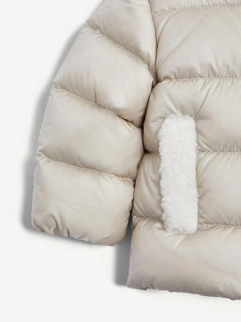 Moncler Moncler Enfant Baby Down Padded Borgan Jacket in Beige 4