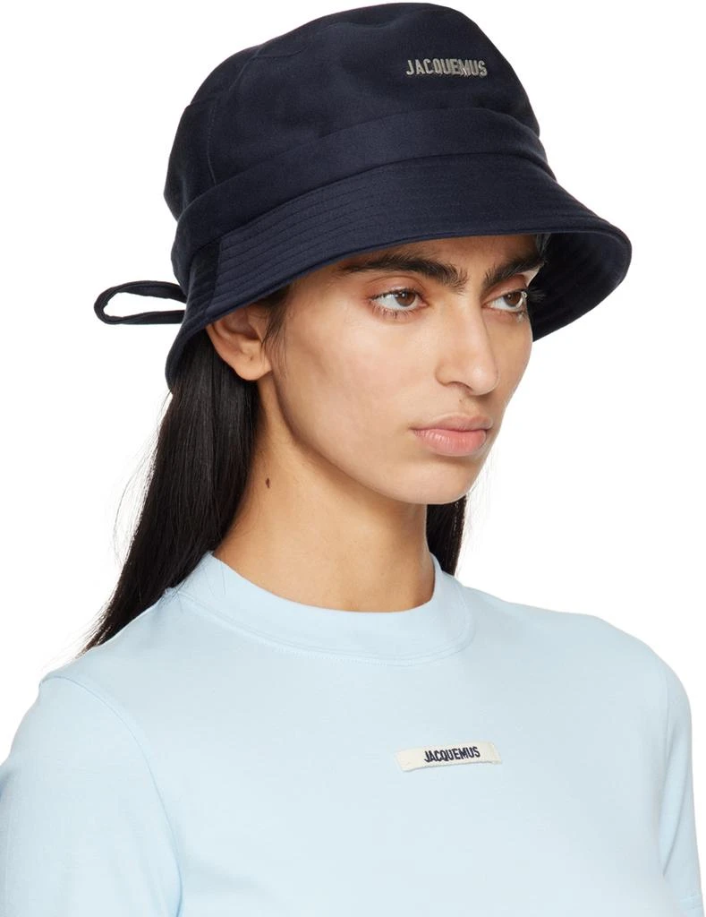 Jacquemus Navy 'Le bob Gadjo' Bucket Hat 2