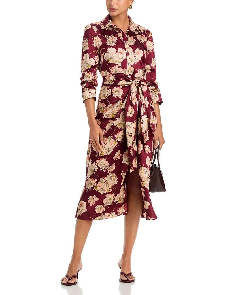 Cinq à Sept Mae Bouquet Jacey Tie Waist Shirtdress 2
