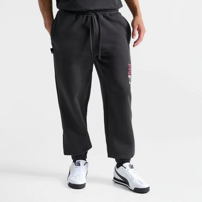 Puma Men's Puma Classics Play Loud Logo Graphic Sweatpants 3