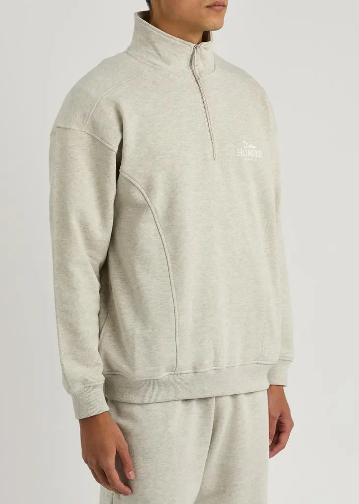 HOMIES MARBELLA Classic logo half-zip cotton sweatshirt 2