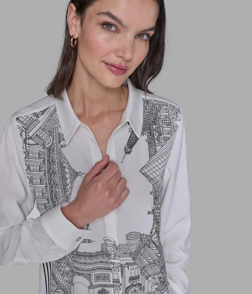 Karl Lagerfeld Paris PARIS SCENE SOFT BLOUSE 5