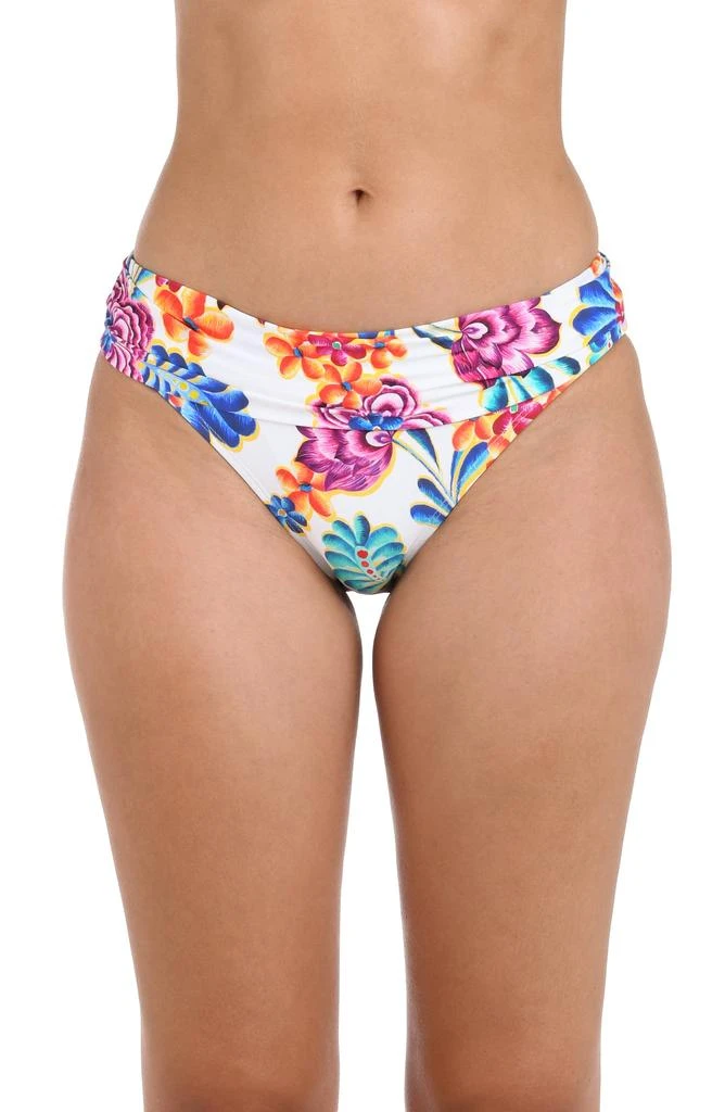 La Blanca Paradiso Shirred Hipster Bikini Bottoms