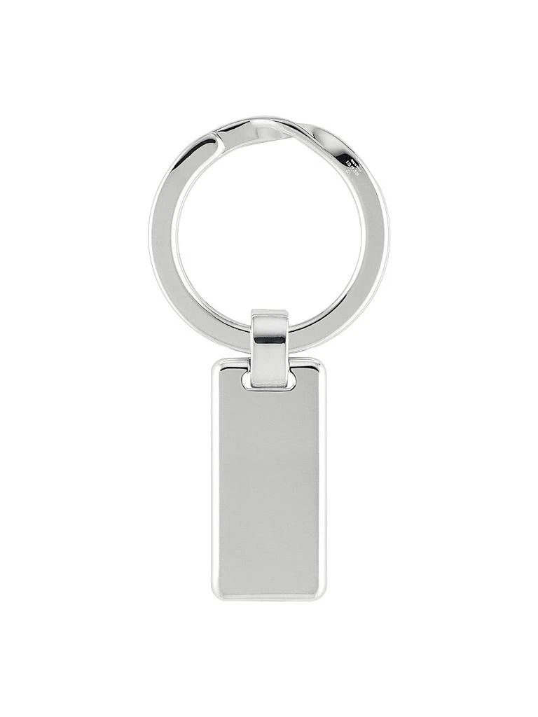 Gucci Gucci Signature Sterling Silver Keyring 2