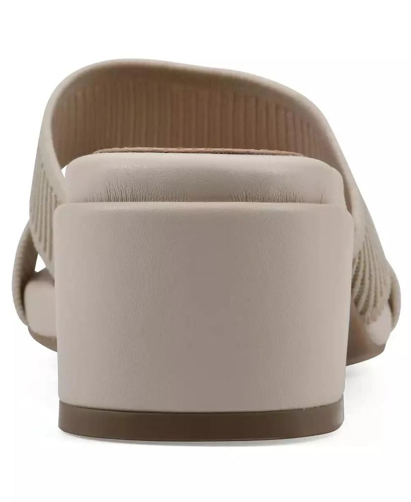 White Mountain Women's Milled Round Toe Dress Sandals 3